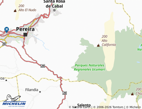 Mappa MICHELIN Puente Albán - ViaMichelin