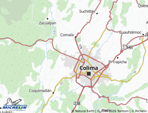 MICHELIN La Comarca map - ViaMichelin