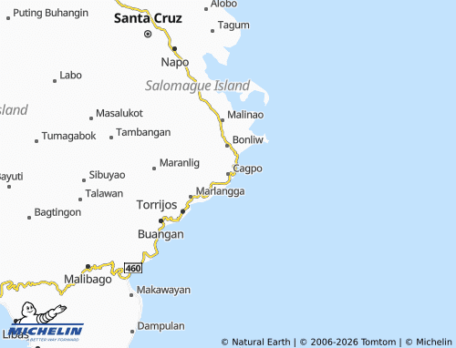 MICHELIN Cagpo map - ViaMichelin