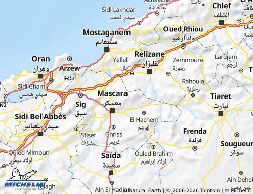 Carte MICHELIN El Bordj - ViaMichelin