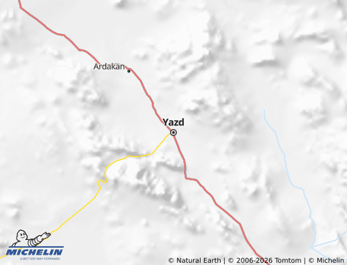Kaart MICHELIN Yazd - ViaMichelin