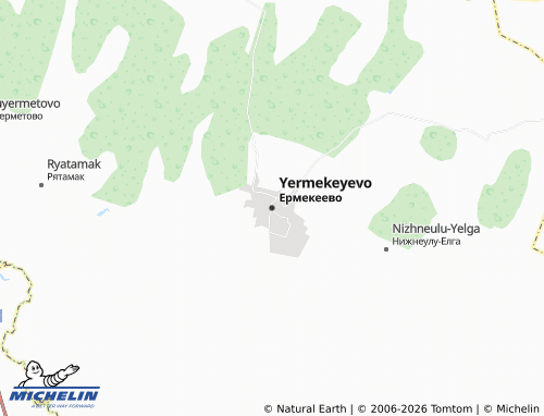 MICHELIN-Landkarte Yermekeyevo - ViaMichelin
