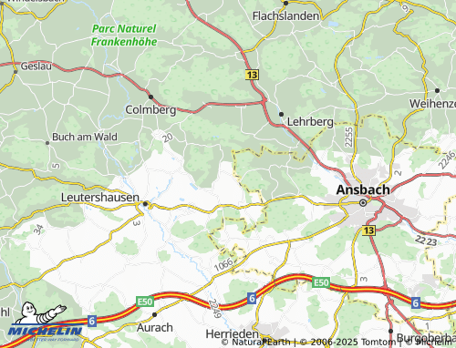 MICHELIN Tiefenthal map - ViaMichelin