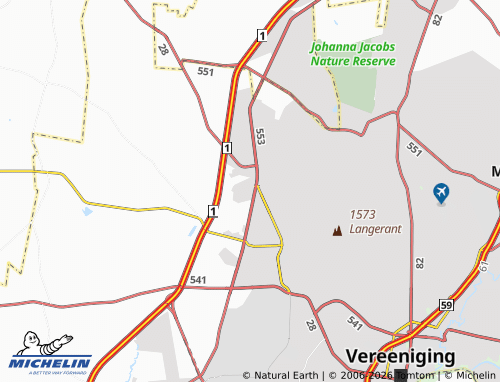 MICHELIN-Landkarte Boitumelo - ViaMichelin