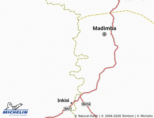 Mapa MICHELIN Ntumba - ViaMichelin
