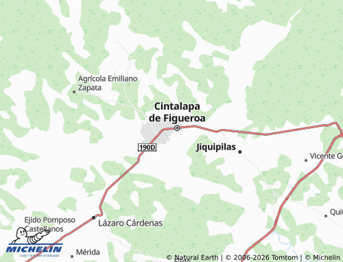 MICHELIN Ampliación Las Garzas map - ViaMichelin