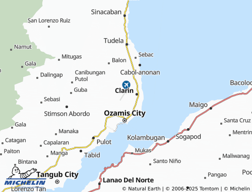 MICHELIN Gata Daku map - ViaMichelin