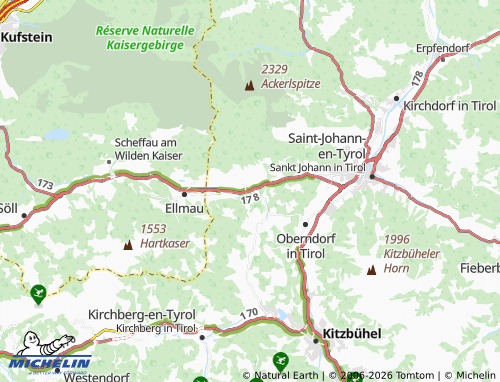 Mapa MICHELIN Schattseite - ViaMichelin