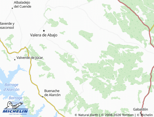 MICHELIN Piqueras del Castillo map - ViaMichelin