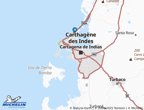 MICHELIN El Bosque map - ViaMichelin