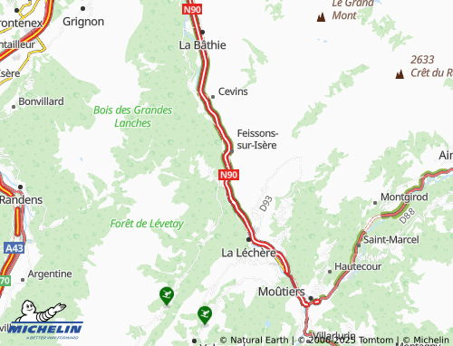 Mappa MICHELIN Feissonnet - ViaMichelin