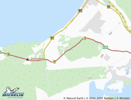 MICHELIN Laagna map - ViaMichelin