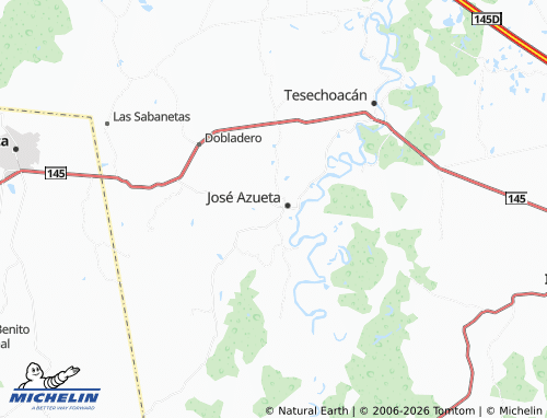 Mapa MICHELIN Valle Dorado - ViaMichelin