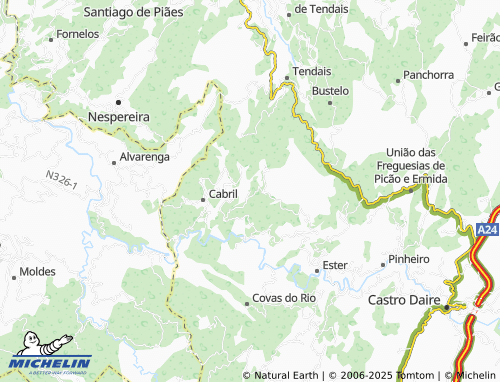 Mapa MICHELIN Vila de Parada de Ester - ViaMichelin