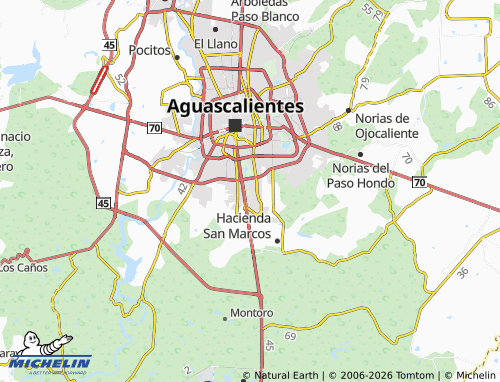 MICHELIN Ciudad Industrial map - ViaMichelin