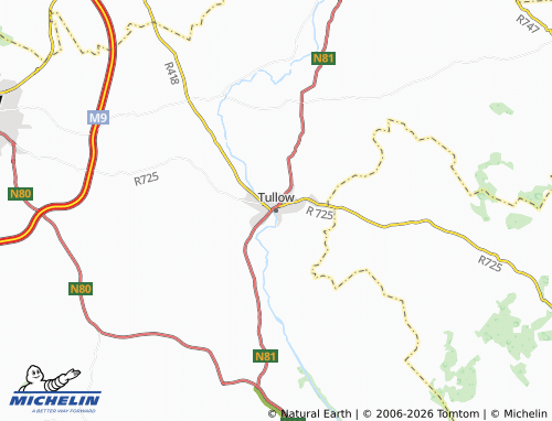 Kaart MICHELIN Tullow - ViaMichelin
