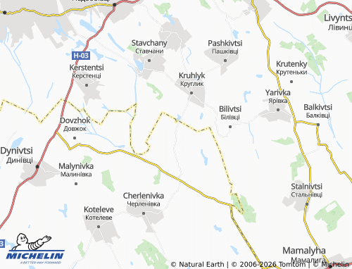 Mappa MICHELIN Zhylivka - ViaMichelin