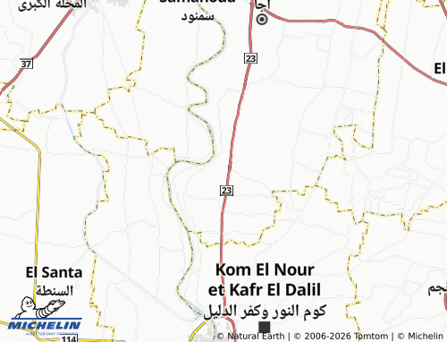 Mapa MICHELIN Tanamil al-Gharbi - ViaMichelin