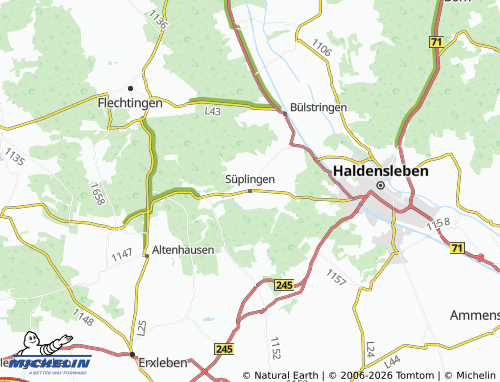MICHELIN Süplingen map - ViaMichelin