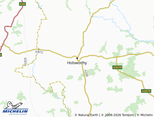 MICHELIN Holsworthy map - ViaMichelin