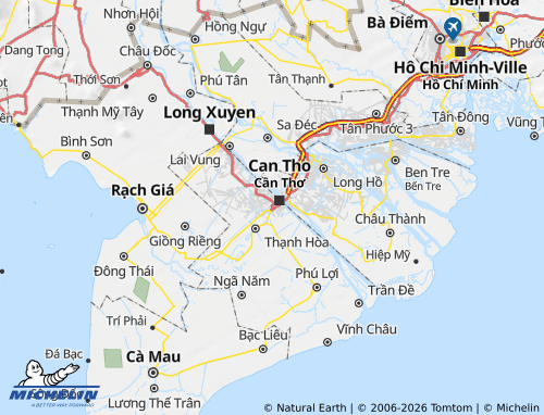 MICHELIN Cái Răng map - ViaMichelin