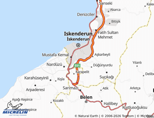 Mappa MICHELIN Esentepe - ViaMichelin