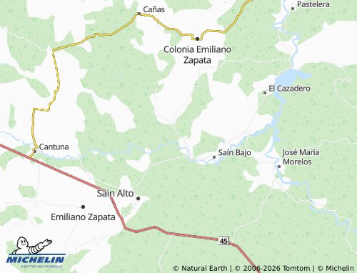 MICHELIN La Loma, Barrancas map - ViaMichelin