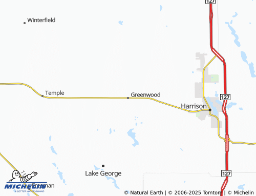 MICHELIN-Landkarte Greenwood - ViaMichelin