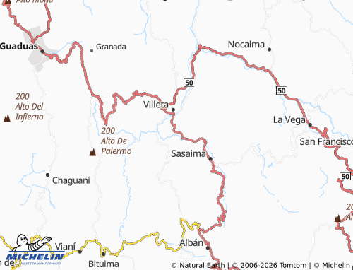 MICHELIN Río Dulce map - ViaMichelin