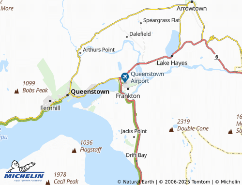 MICHELIN Kawarau Falls map - ViaMichelin