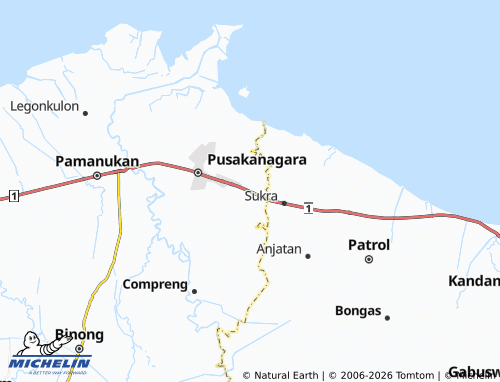 MICHELIN Karanganyar map - ViaMichelin