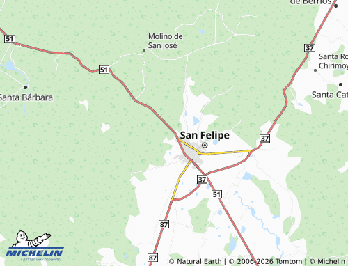 Mappa MICHELIN Puertecito - ViaMichelin