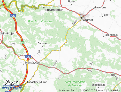 Mappa MICHELIN Le Bastit - ViaMichelin