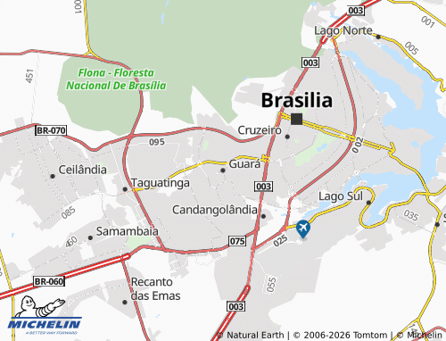 MICHELIN-Landkarte Guará - ViaMichelin