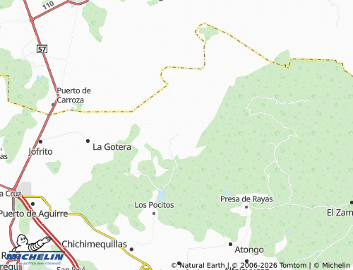Mappa MICHELIN La Laborcilla - ViaMichelin