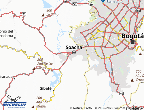 MICHELIN San Marcos Cafam map - ViaMichelin