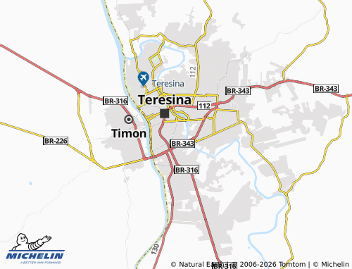 MICHELIN Cidade Nova map - ViaMichelin