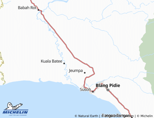 Carte MICHELIN Padang Sikabu - ViaMichelin