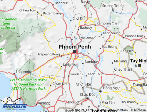 MICHELIN Dangkao map - ViaMichelin