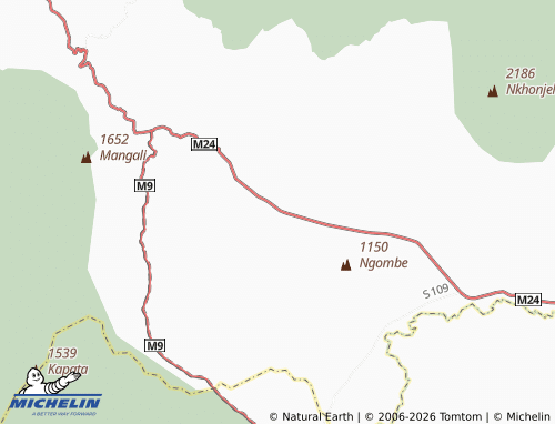 MICHELIN Makuni Gondwe map - ViaMichelin