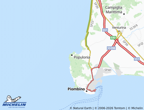Mappa MICHELIN Populonia - ViaMichelin