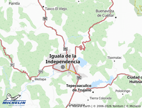 MICHELIN Renacimiento map - ViaMichelin