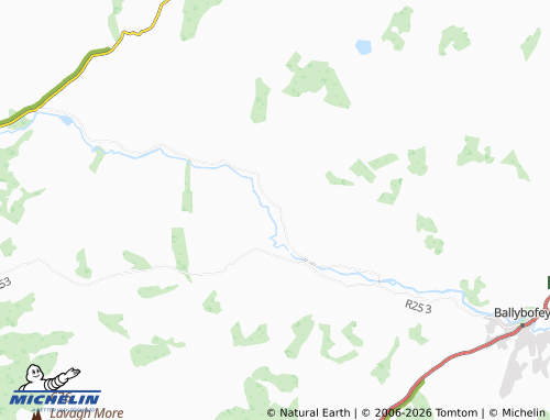 Mapa MICHELIN Cloghan - ViaMichelin
