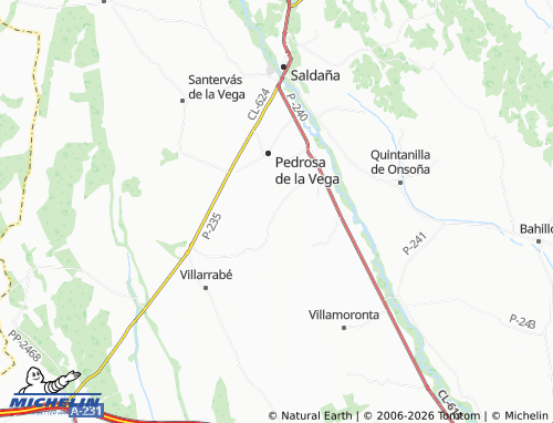 MICHELIN Bustillo de la Vega map - ViaMichelin