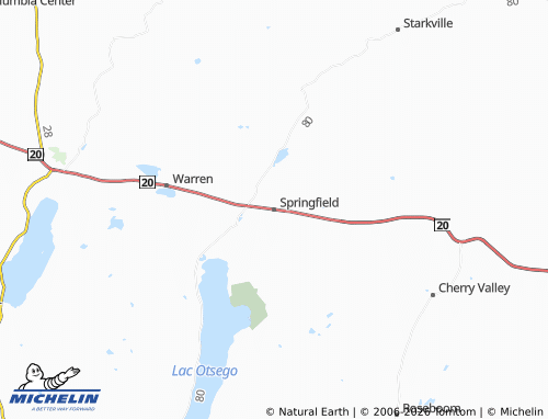 Mappa MICHELIN Springfield - ViaMichelin