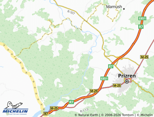 Carte MICHELIN Gjonaj - ViaMichelin