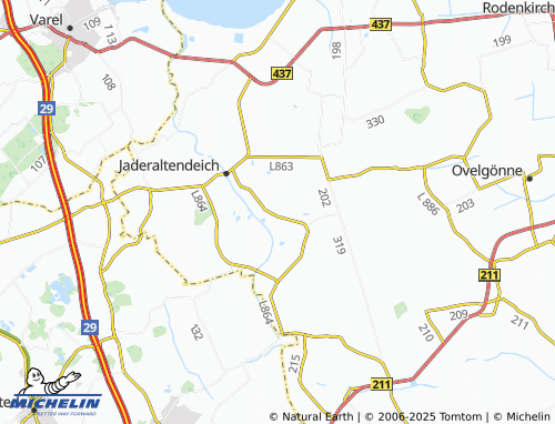 MICHELIN-Landkarte Nordbollenhagen - ViaMichelin
