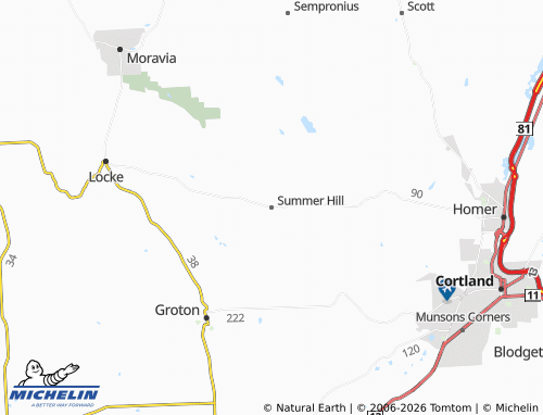 Mapa MICHELIN Summer Hill - ViaMichelin