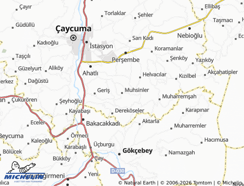 MICHELIN Muhsinler map - ViaMichelin