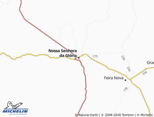Mapa MICHELIN Novo Horizonte - ViaMichelin